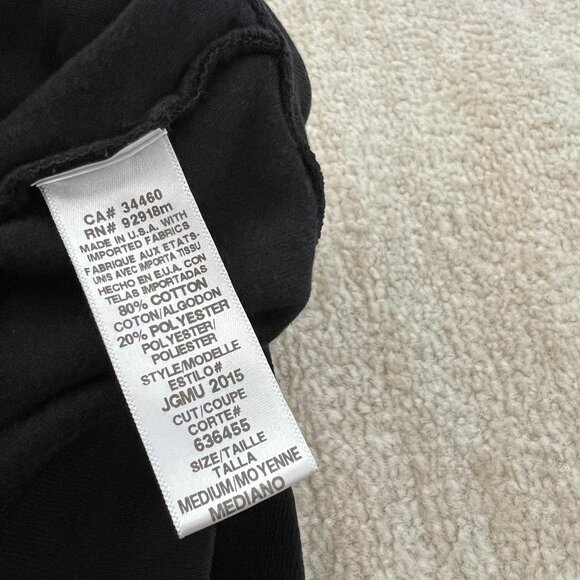 Juicy Couture Velour Zip Up Hoodie Track Jacket M Black - Picture 12 of 13